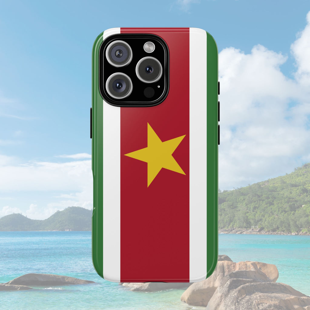 Suriname Flag Tough Phone Case - Irie Blues Boutique