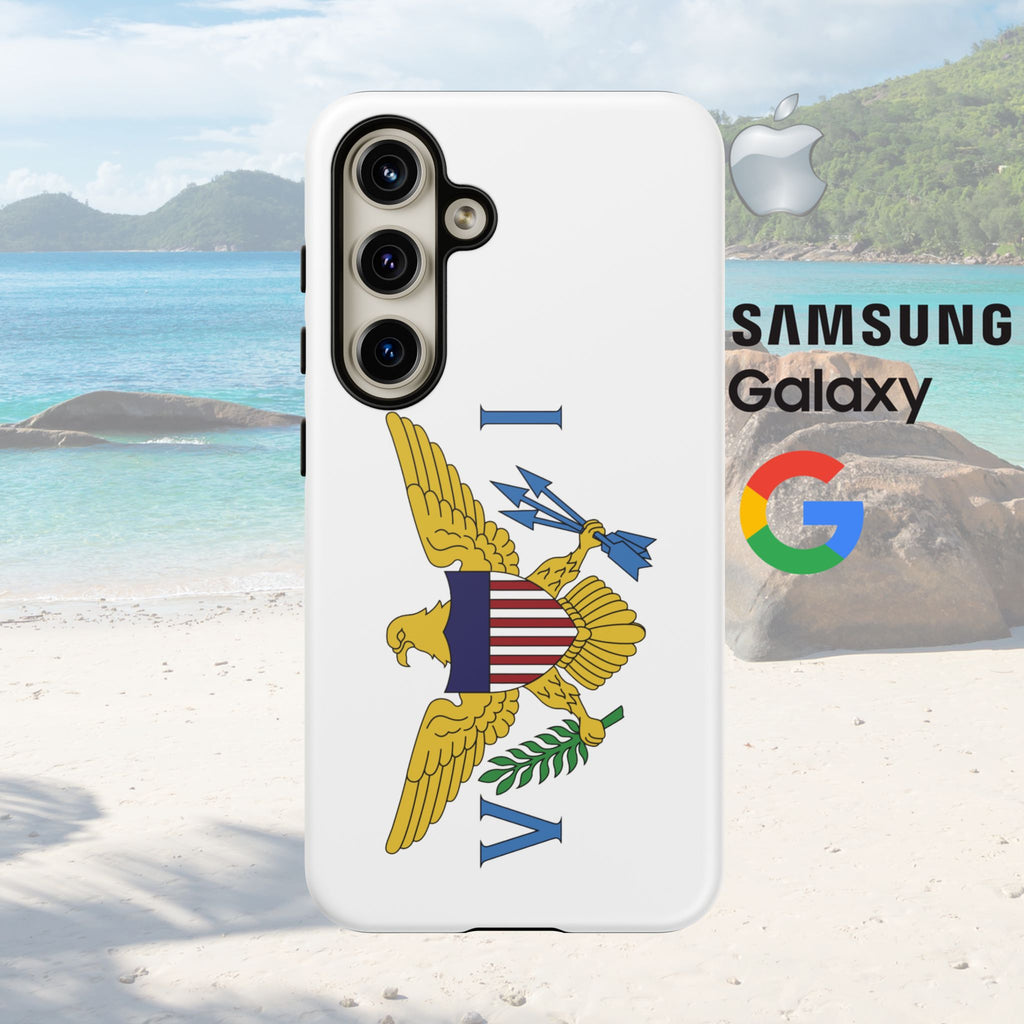 US Virgin Islands Flag Tough Phone Case - Irie Blues Boutique