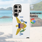 US Virgin Islands Flag Tough Phone Case - Irie Blues Boutique