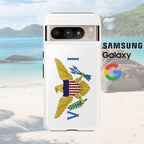 US Virgin Islands Flag Tough Phone Case - Irie Blues Boutique