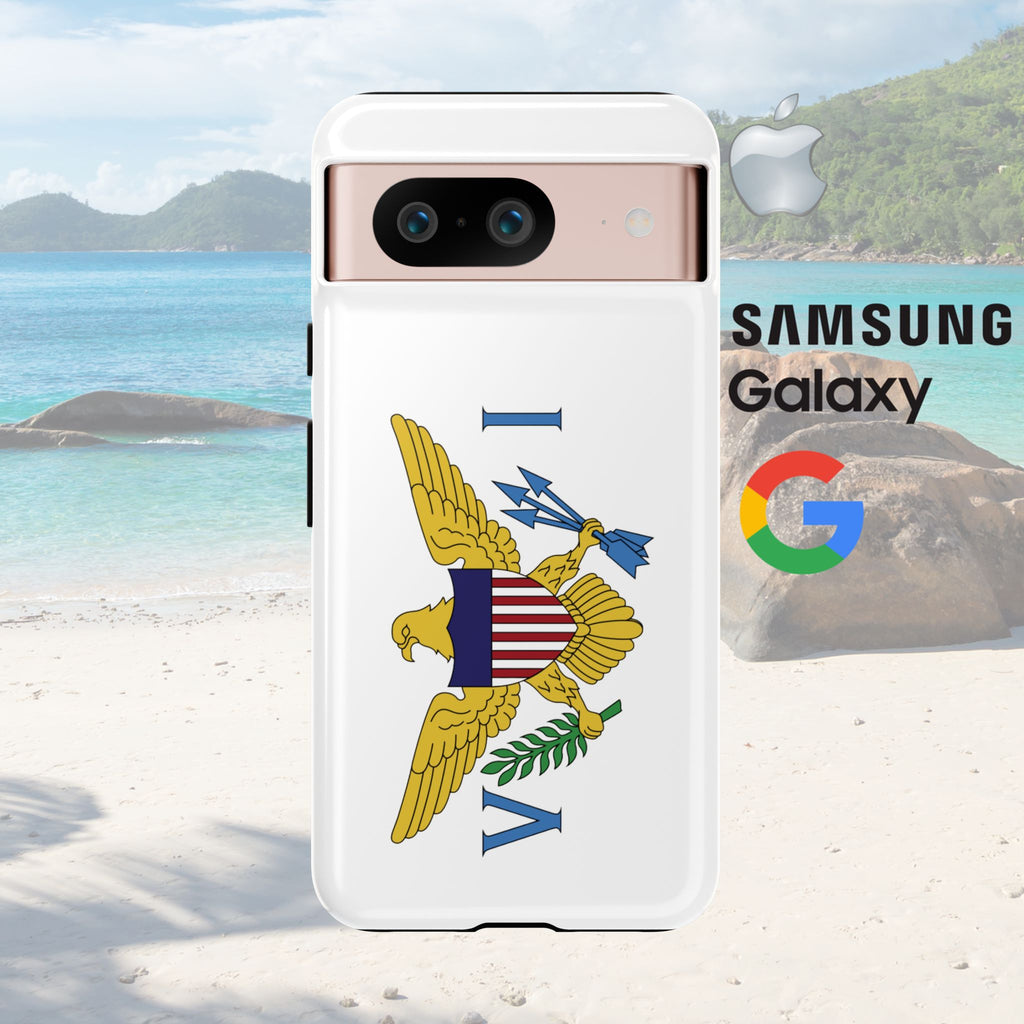 US Virgin Islands Flag Tough Phone Case - Irie Blues Boutique