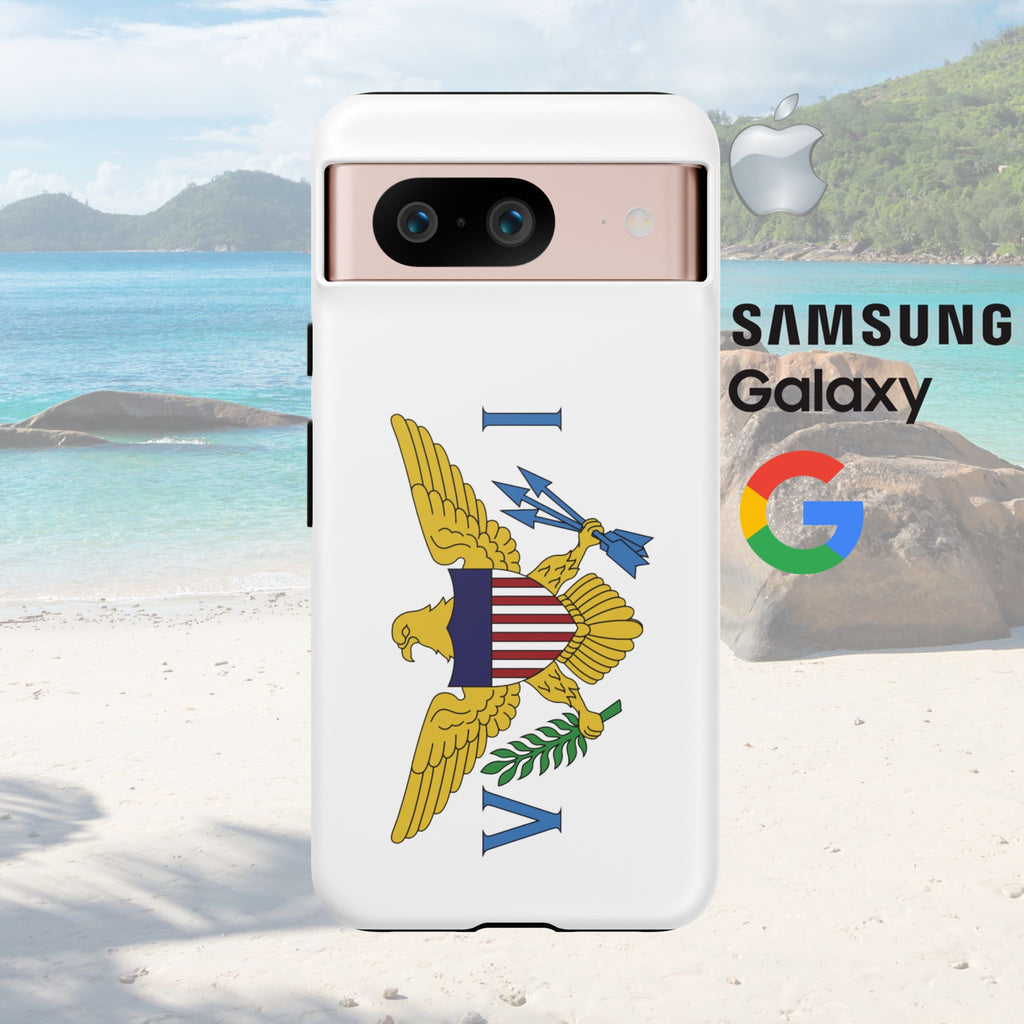 US Virgin Islands Flag Tough Phone Case - Irie Blues Boutique