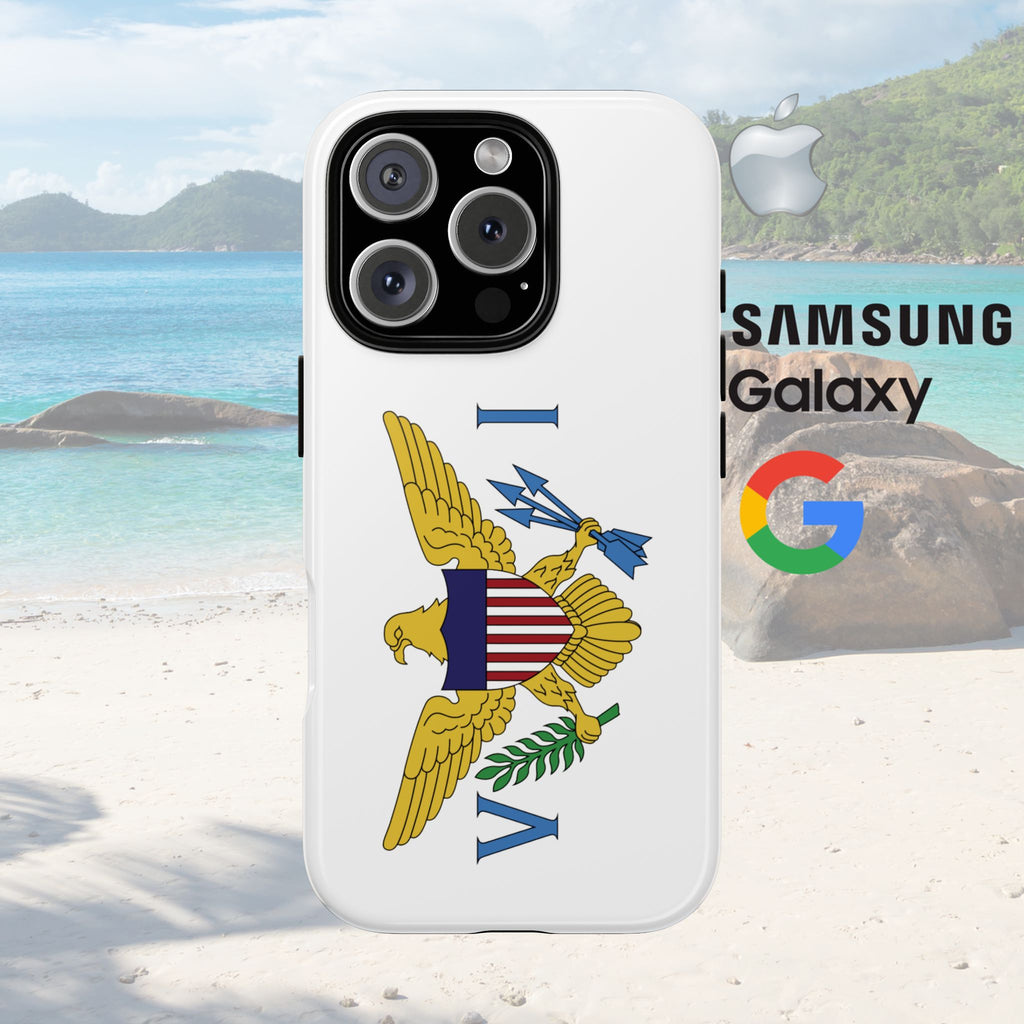 US Virgin Islands Flag Tough Phone Case - Irie Blues Boutique