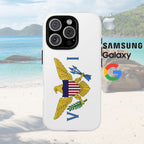 US Virgin Islands Flag Tough Phone Case - Irie Blues Boutique