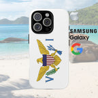 US Virgin Islands Flag Tough Phone Case - Irie Blues Boutique