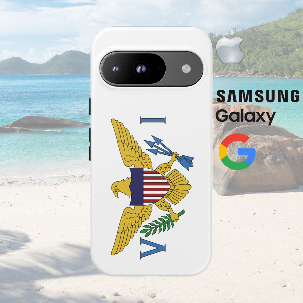 US Virgin Islands Flag Tough Phone Case - Irie Blues Boutique