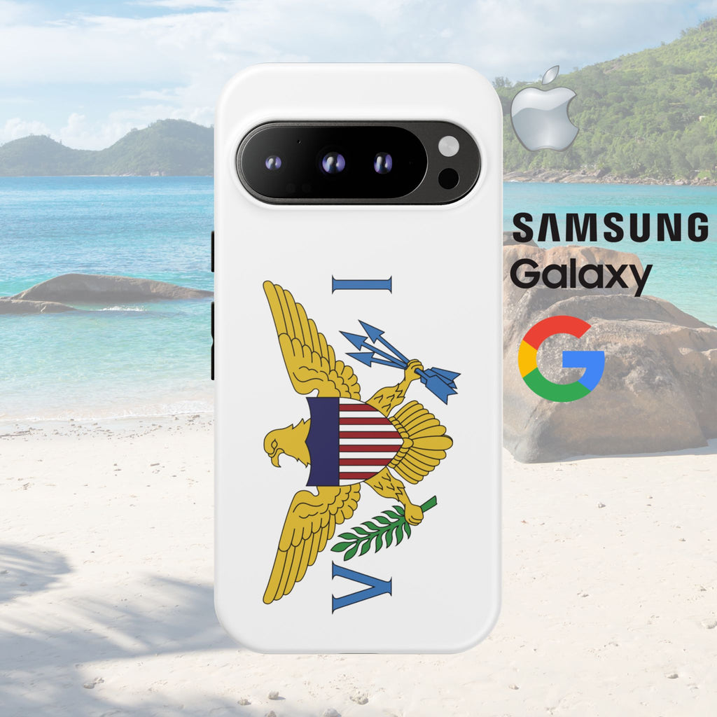 US Virgin Islands Flag Tough Phone Case - Irie Blues Boutique