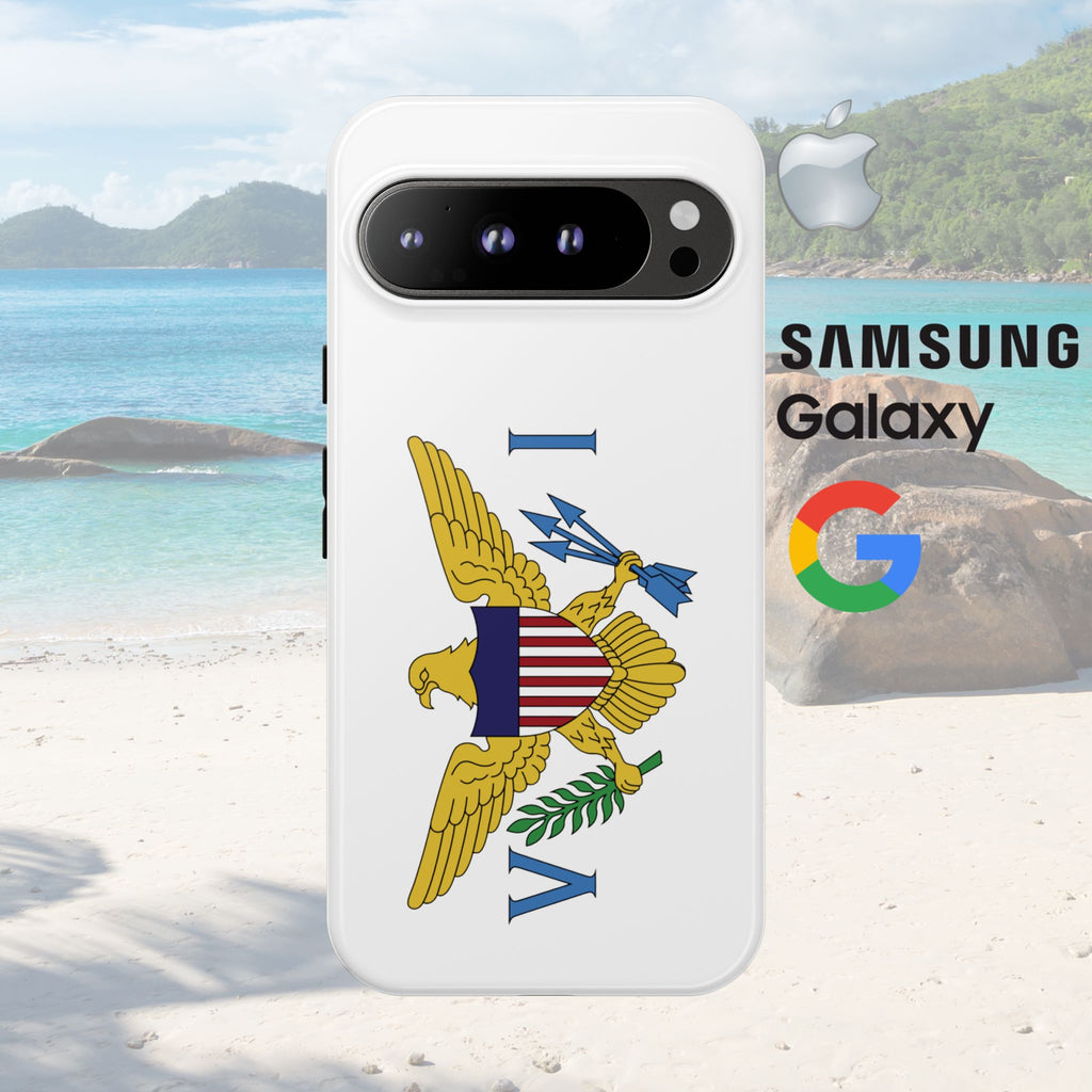 US Virgin Islands Flag Tough Phone Case - Irie Blues Boutique