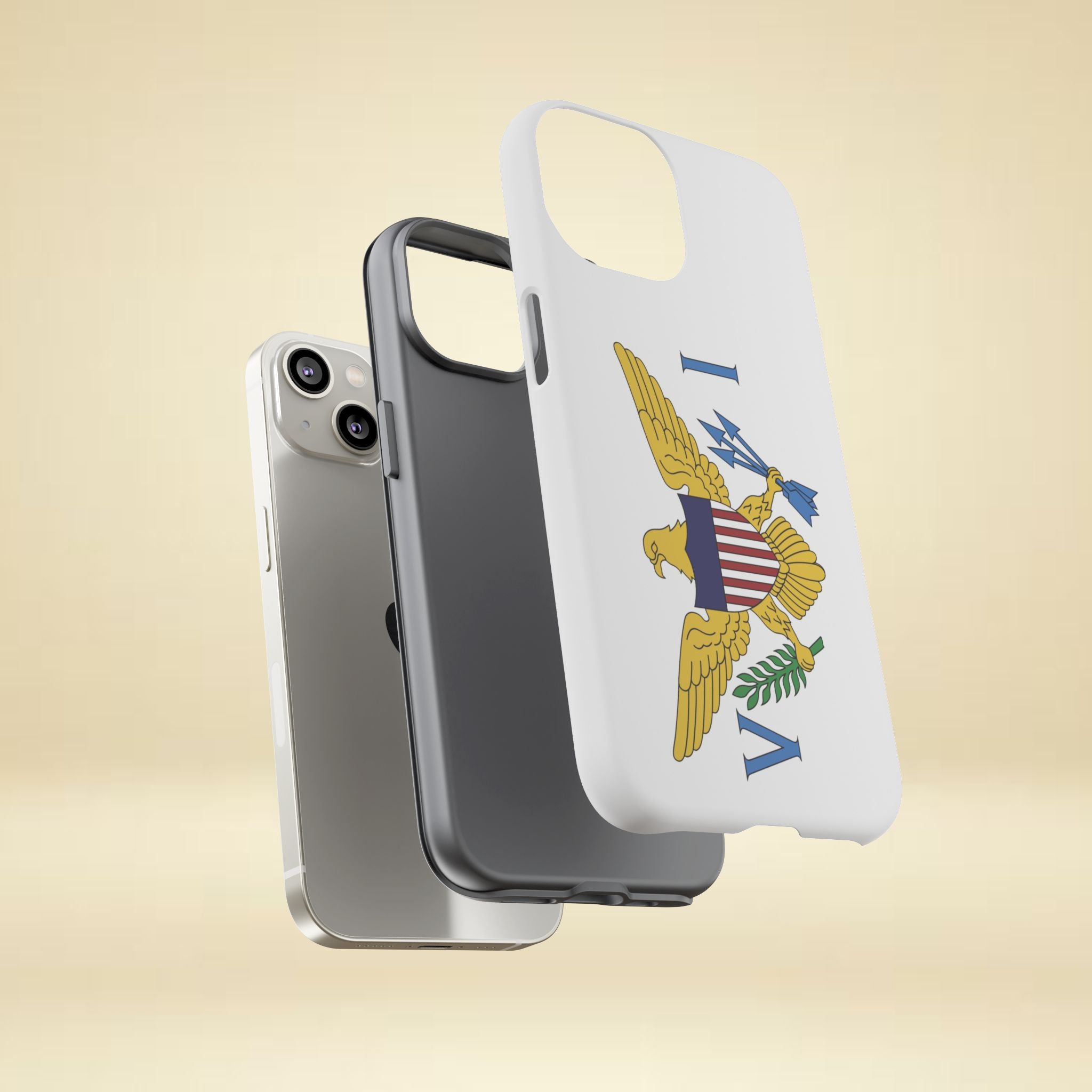 US Virgin Islands Flag Tough Phone Case - Irie Blues Boutique