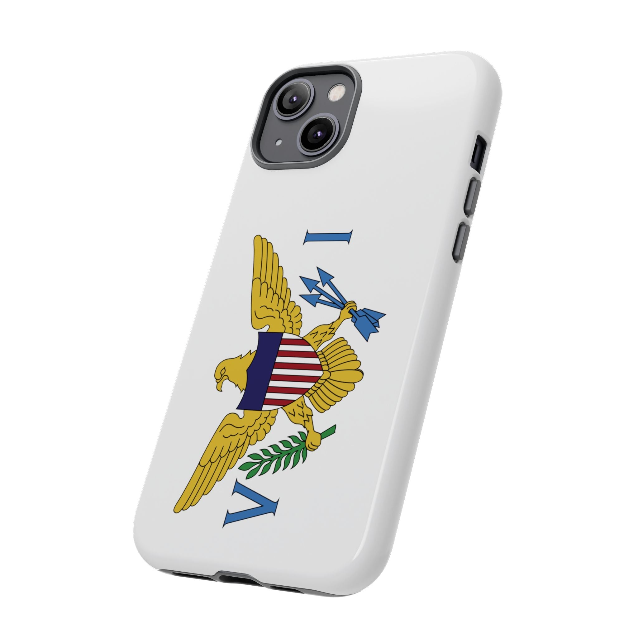 US Virgin Islands Flag Tough Phone Case - Irie Blues Boutique