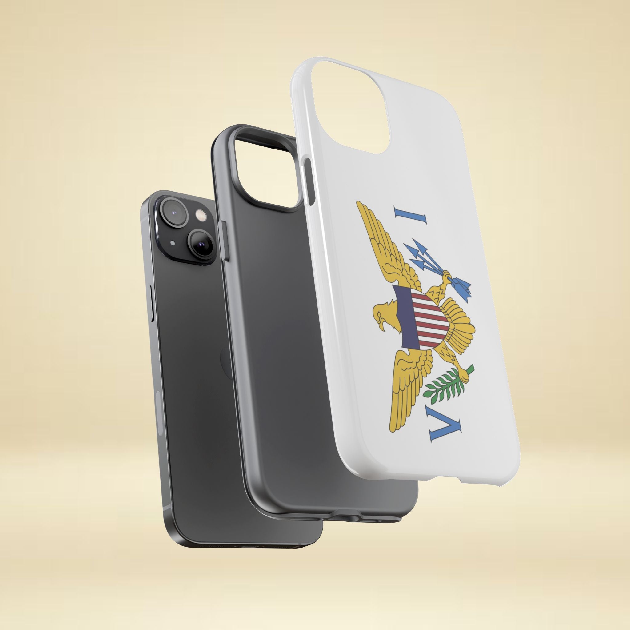 US Virgin Islands Flag Tough Phone Case - Irie Blues Boutique