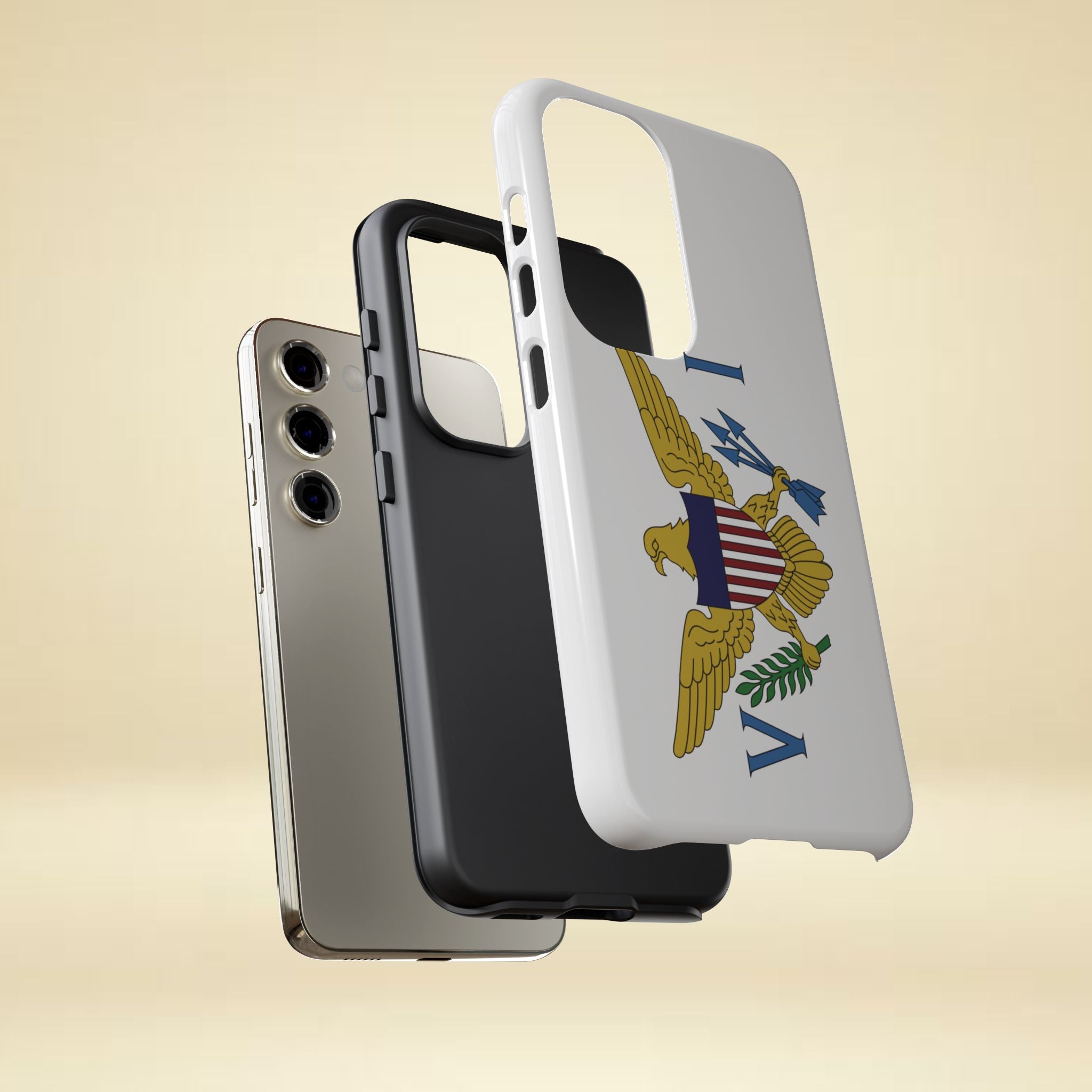 US Virgin Islands Flag Tough Phone Case - Irie Blues Boutique