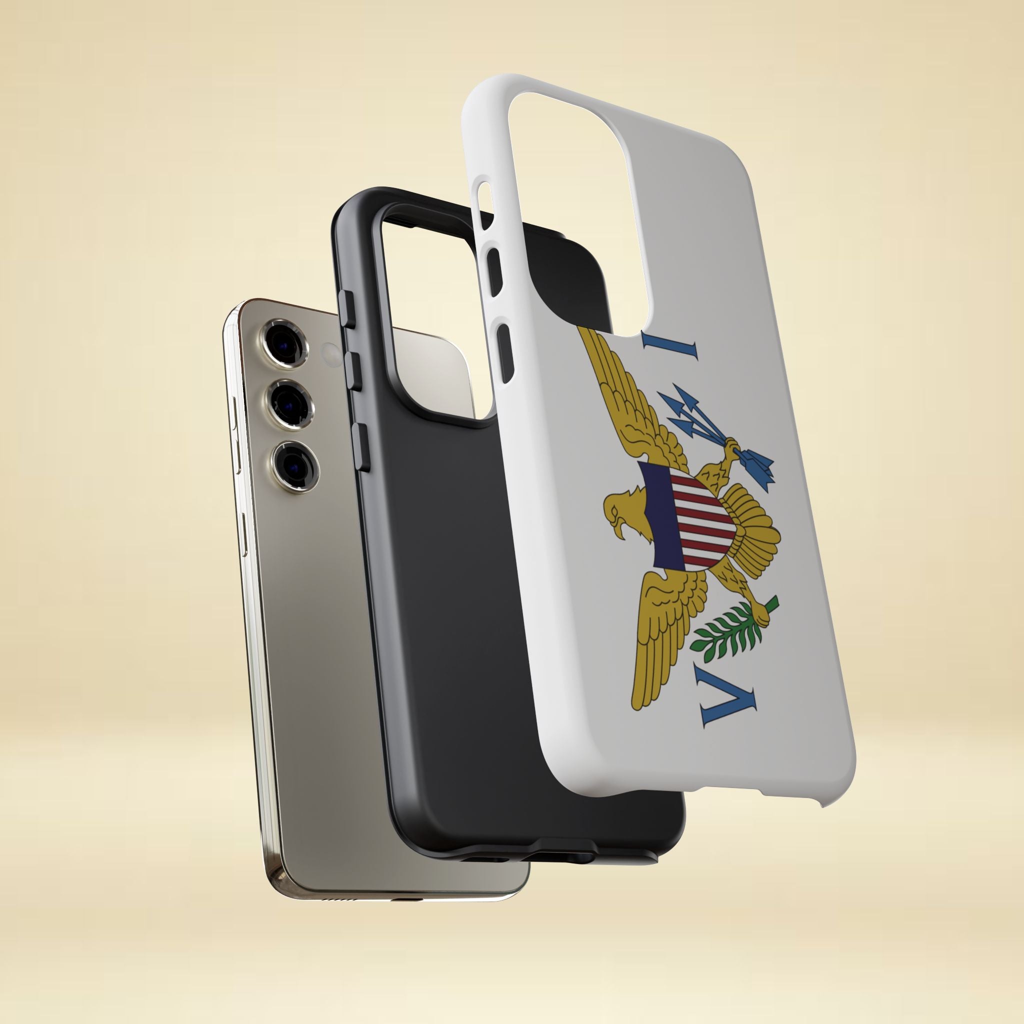US Virgin Islands Flag Tough Phone Case - Irie Blues Boutique