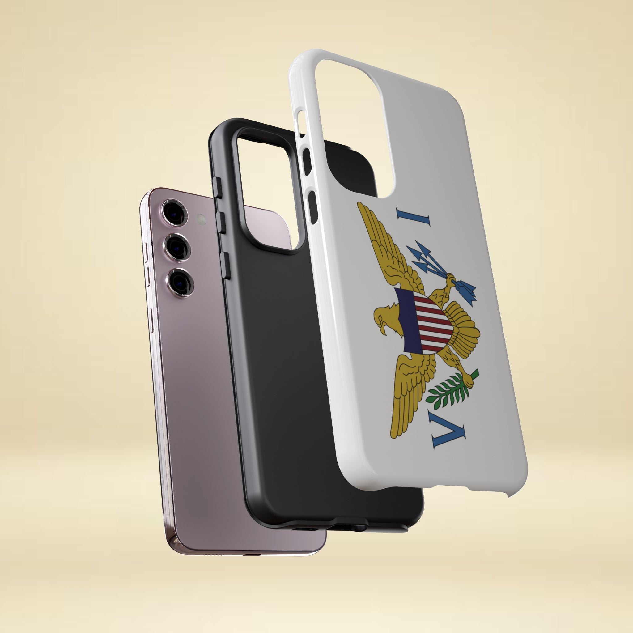 US Virgin Islands Flag Tough Phone Case - Irie Blues Boutique