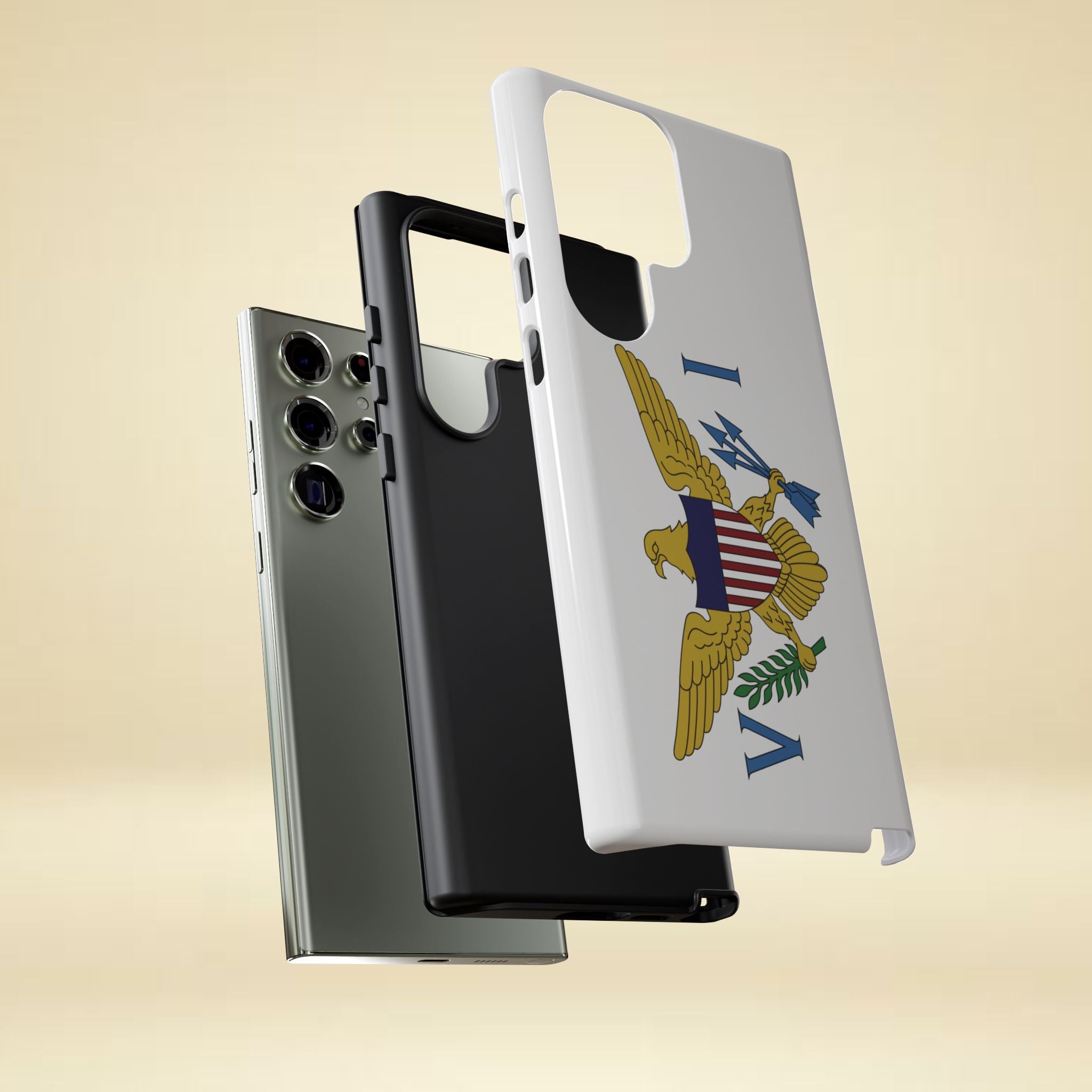 US Virgin Islands Flag Tough Phone Case - Irie Blues Boutique