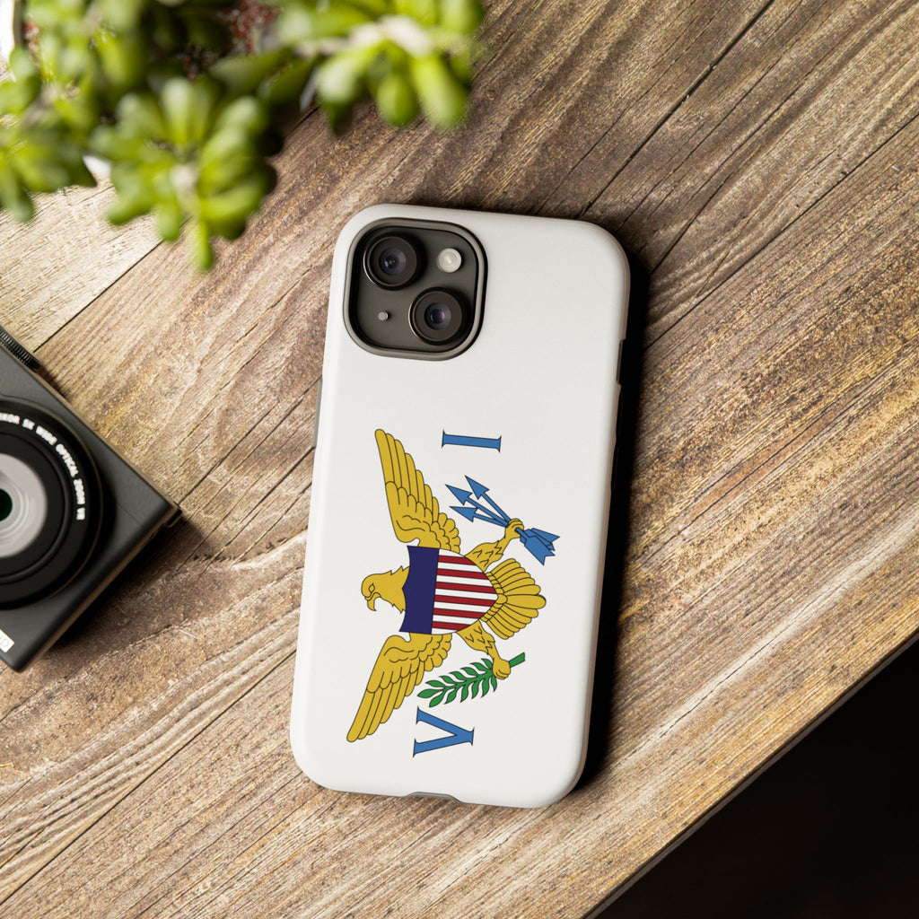 US Virgin Islands Flag Tough Phone Case - Irie Blues Boutique