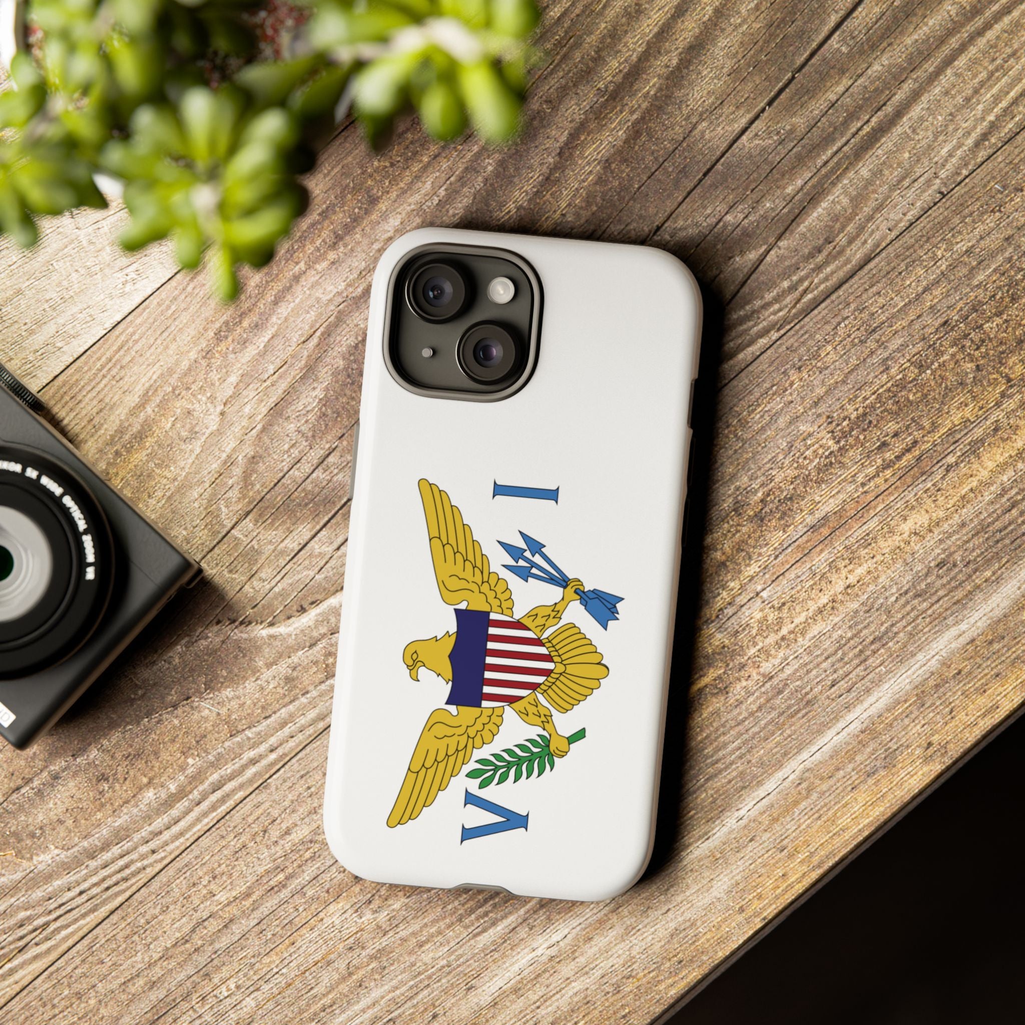 US Virgin Islands Flag Tough Phone Case - Irie Blues Boutique