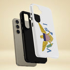 US Virgin Islands Flag Tough Phone Case - Irie Blues Boutique