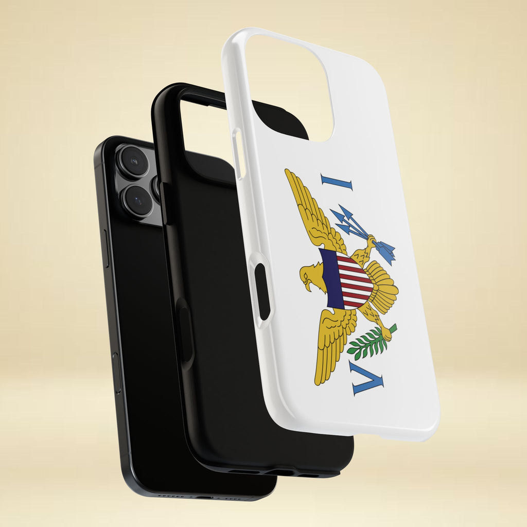 US Virgin Islands Flag Tough Phone Case - Irie Blues Boutique