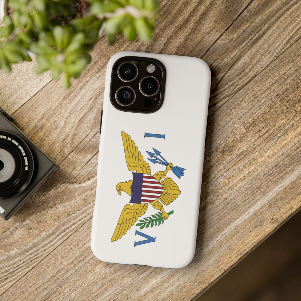 US Virgin Islands Flag Tough Phone Case - Irie Blues Boutique