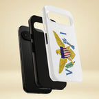 US Virgin Islands Flag Tough Phone Case - Irie Blues Boutique